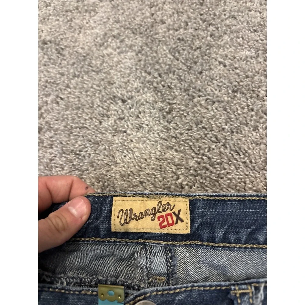 Vintage Wrangler 20X Jeans Men 36x38 Classic Boot Western Denim Cowboy Work